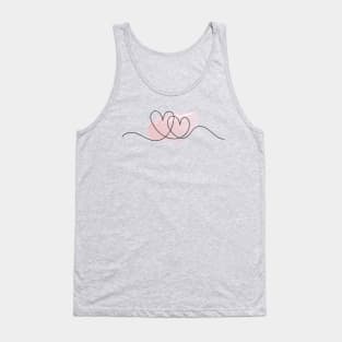 Valentines Day Hearts Tank Top